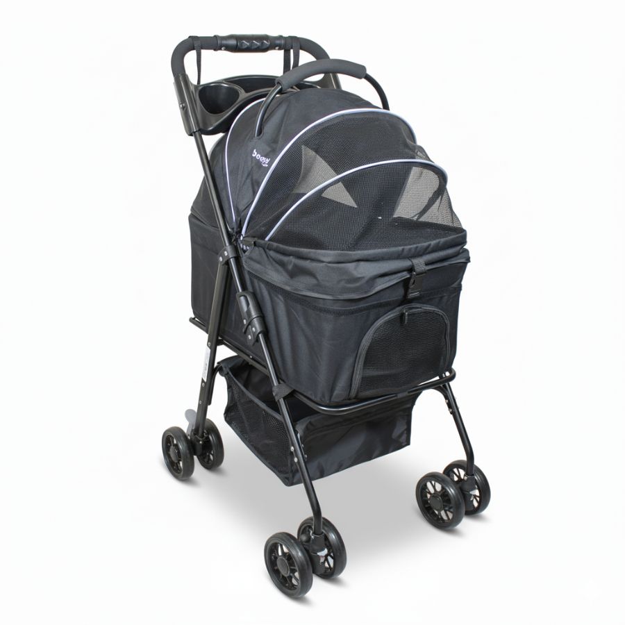 Bebesit coche para mascotas flexipet go negro