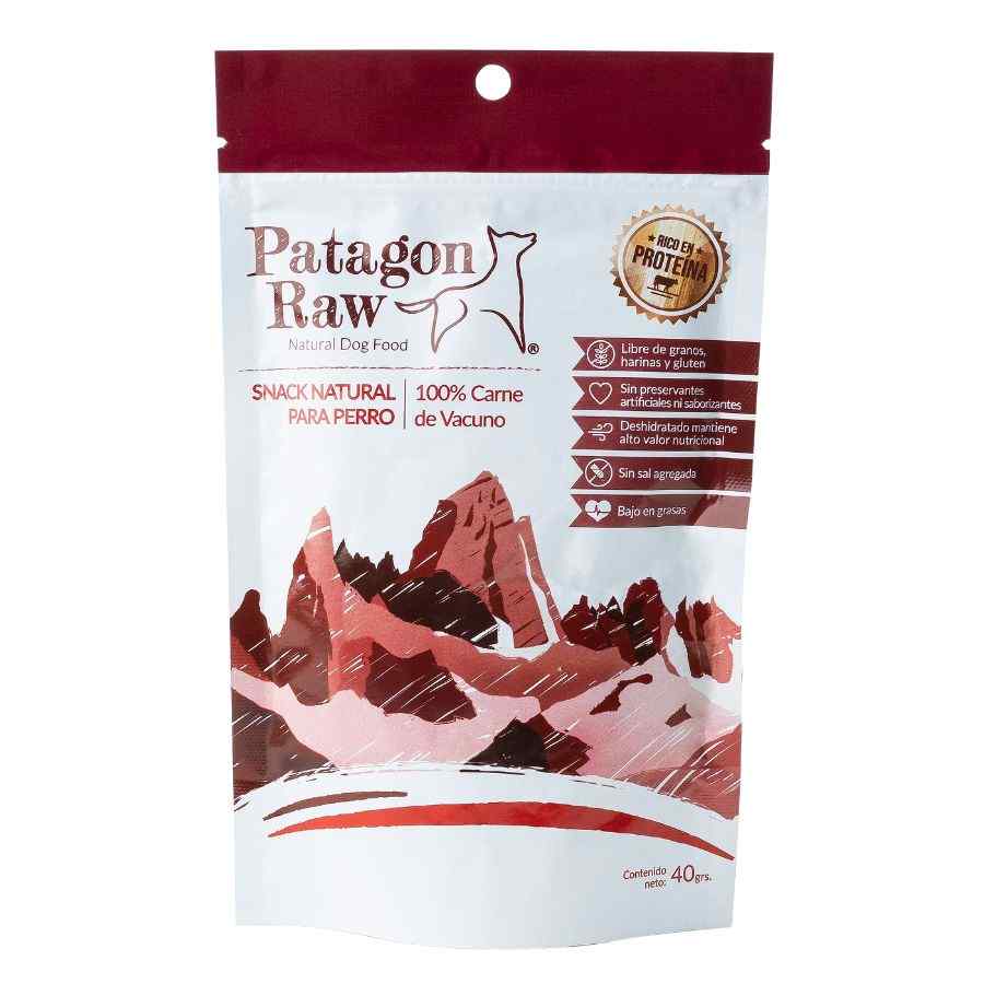 Patagon raw perro snack 100% vacuno 40GR