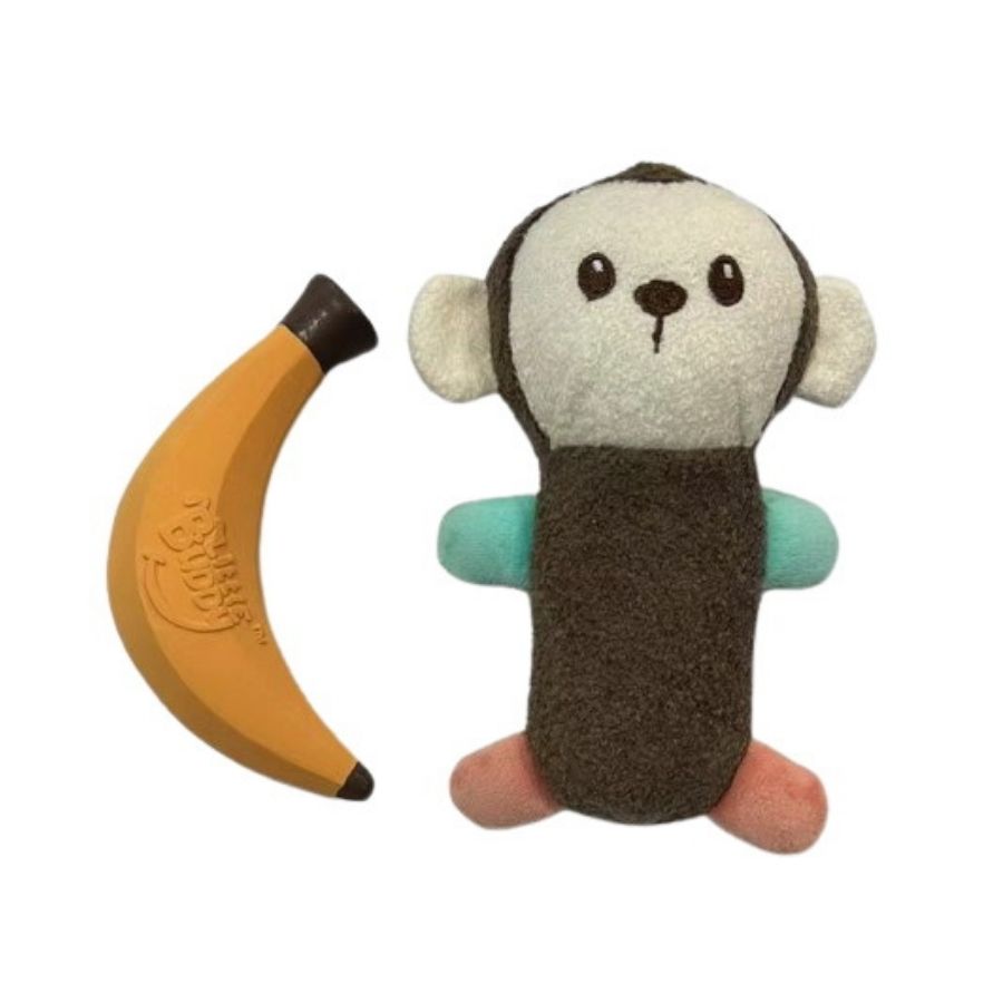 Set de juego mono+banana para cachorros, , large image number null