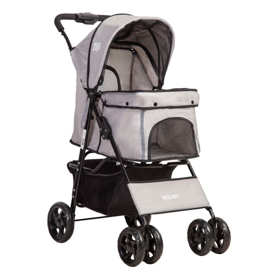 Bebesit coche para mascotas plegable pro negro
