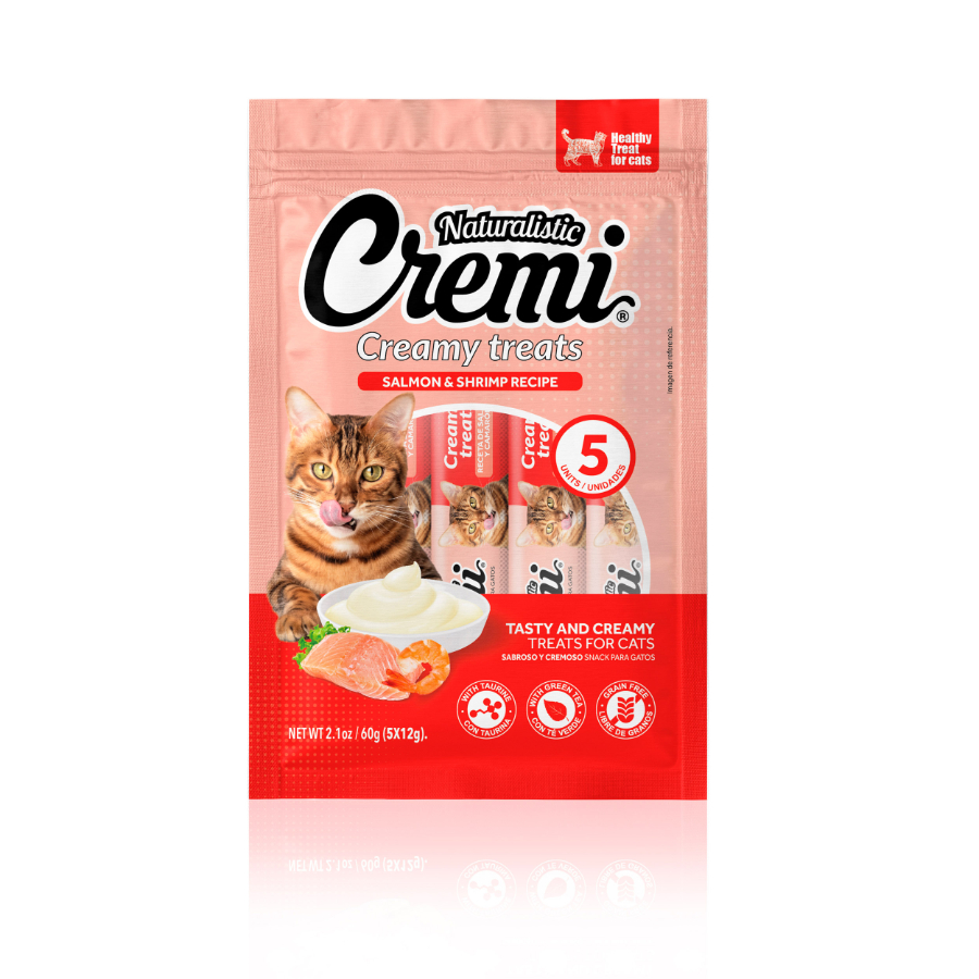 Naturalistic cremi salmón & camarón 60 GR