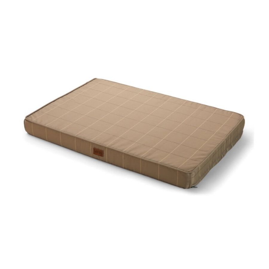 Leeby dog premium mattress taupe tartan, , large image number null