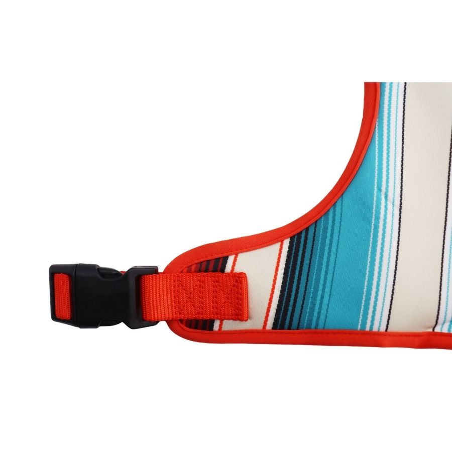 Arnés ajustable de rayas multicolor para perros, , large image number null