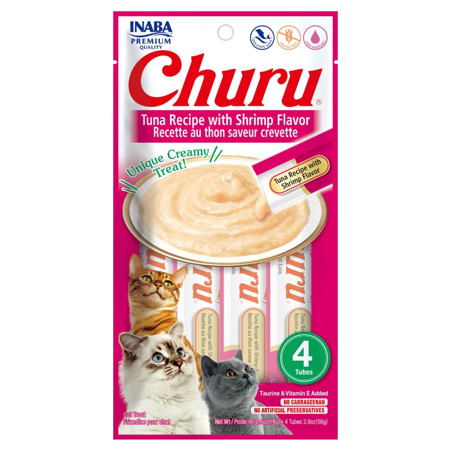 Churu para gatos atún/camarón 56 GR, , large image number null