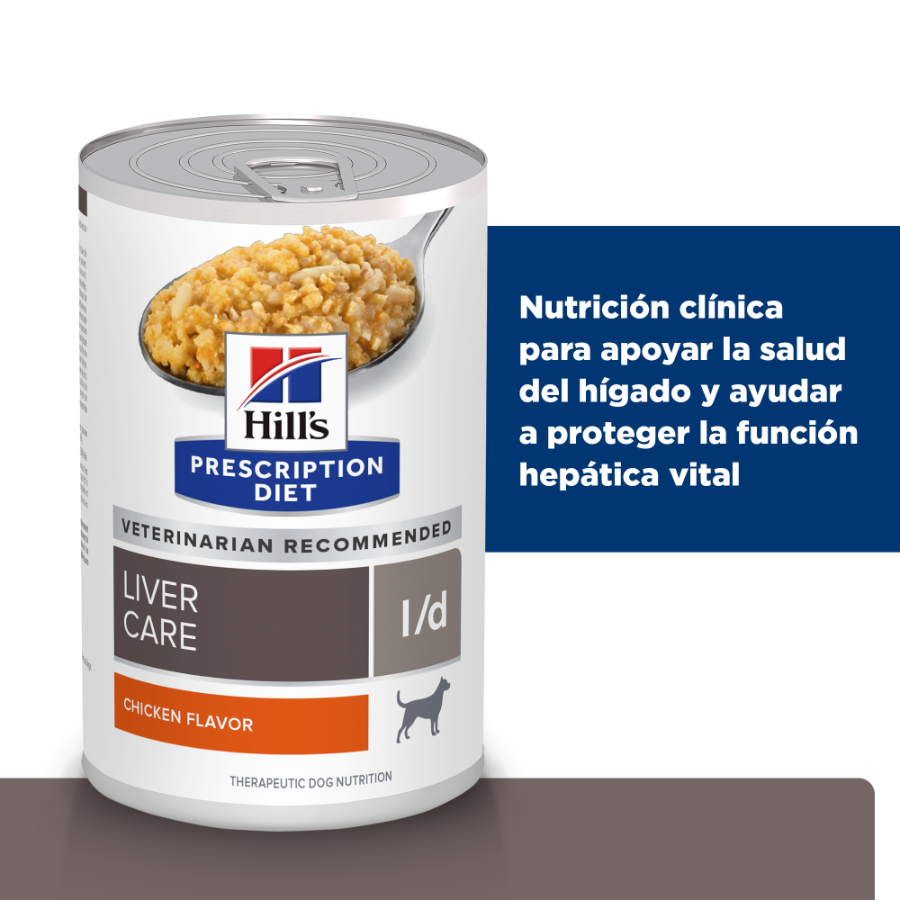 Hills Canine lata L/D Liver Care alimento húmedo para perros, , large image number null