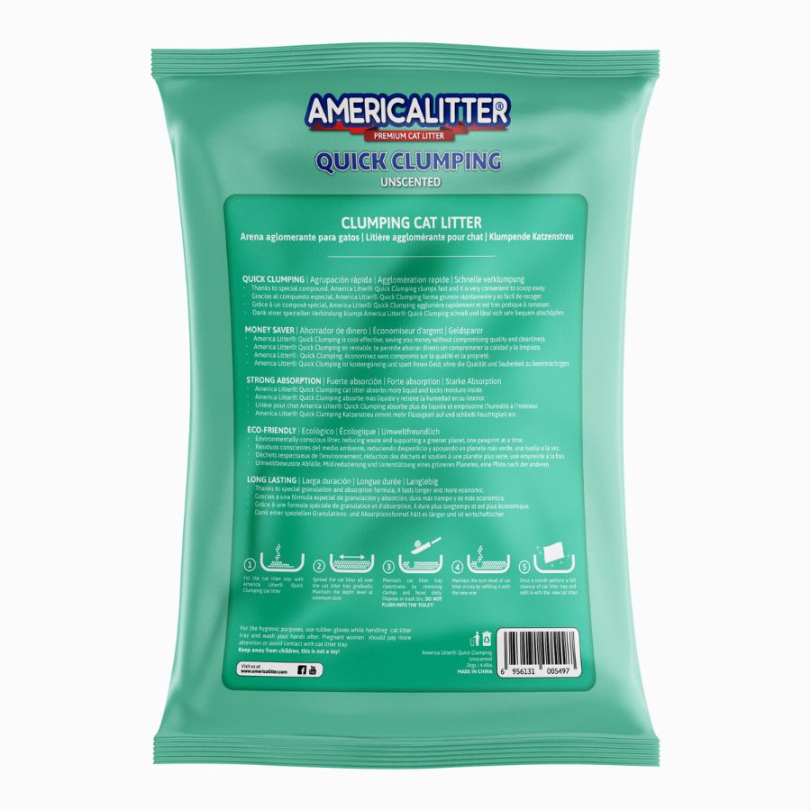Arena para gatos quick clumping sin aroma, , large image number null