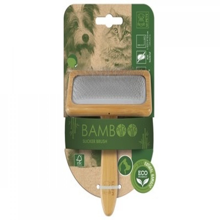 Mpets Cepillo Liso Eco De Bamboo, , large image number null
