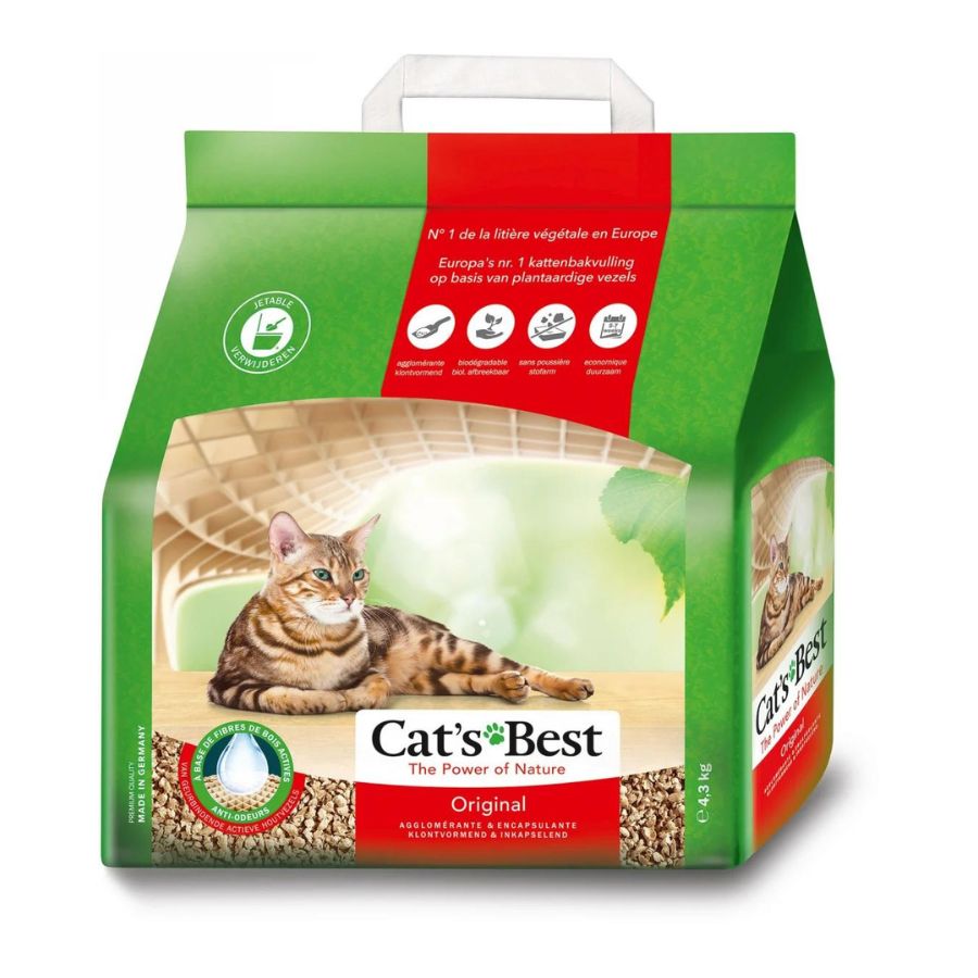 Arena para gatos Cats Best Original Vegetal, , large image number null
