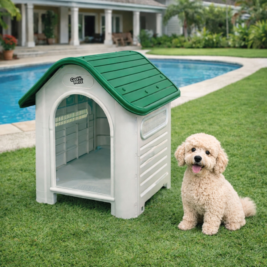 Casa Coolpets Verde Techo Curvo Tama&ntilde;o S, , large image number null