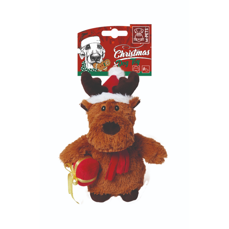 Christmas dog toy - rudolph
