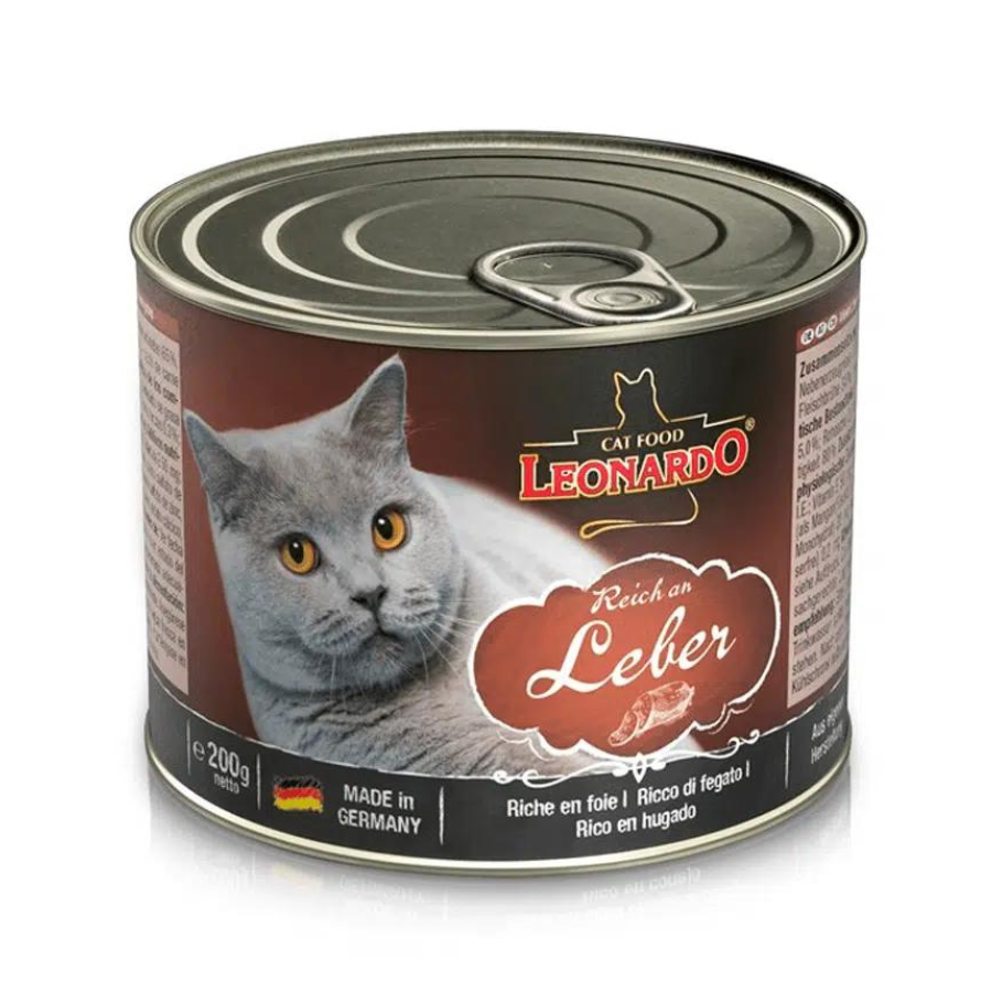 Leonardo lata quality selection higado alimento húmedo para gatos 200g, , large image number null