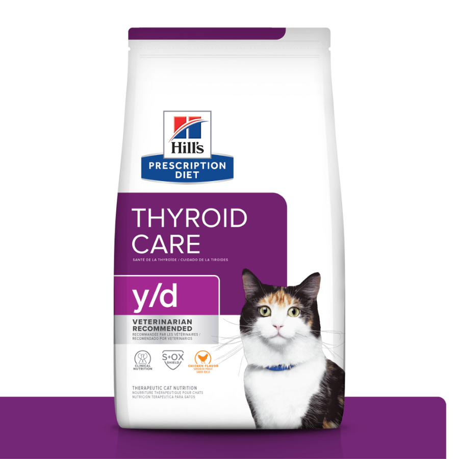 Hills feline y/d thyroid care 1.81 KG, , large image number null