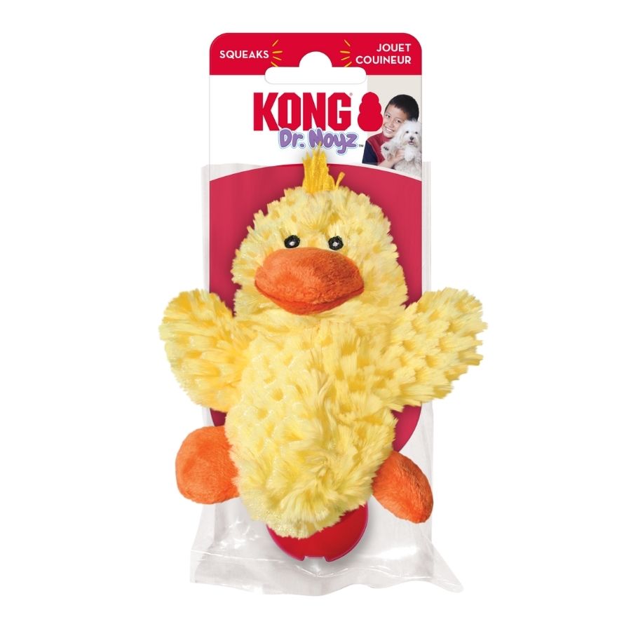 Peluche de pato Kong para perros talla S