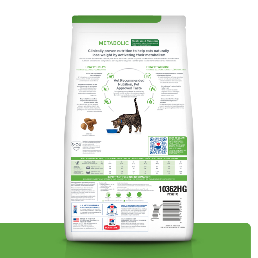 Hills Feline Metabolic alimento para gatos, , large image number null