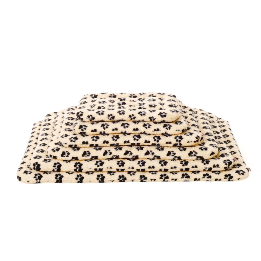 Leeby colchoneta estampada para perros con diseño de huellas, , large image number null