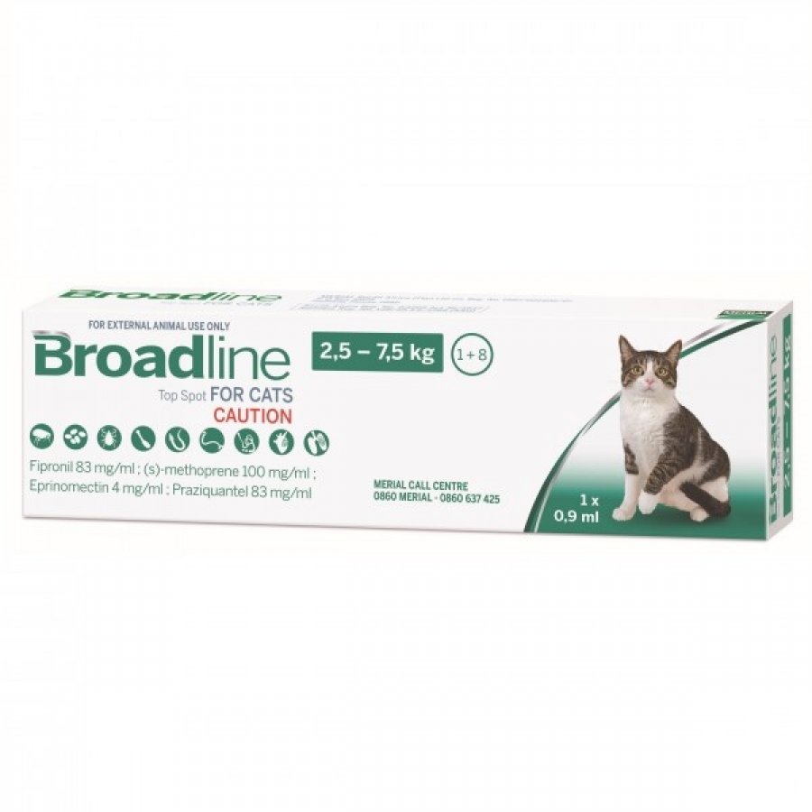 Broadline antiparasitarios 1 pipeta de 0.9 ML, , large image number null
