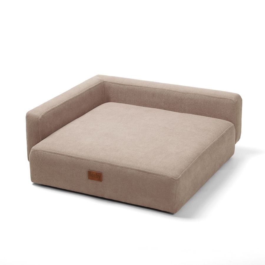 Leeby dog deluxe minimal natural  sofa taupe, , large image number null