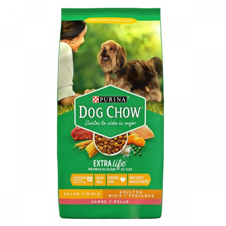 Dog Chow Adulto Minis Y Pequeños - Carne Pollo alimento para perro