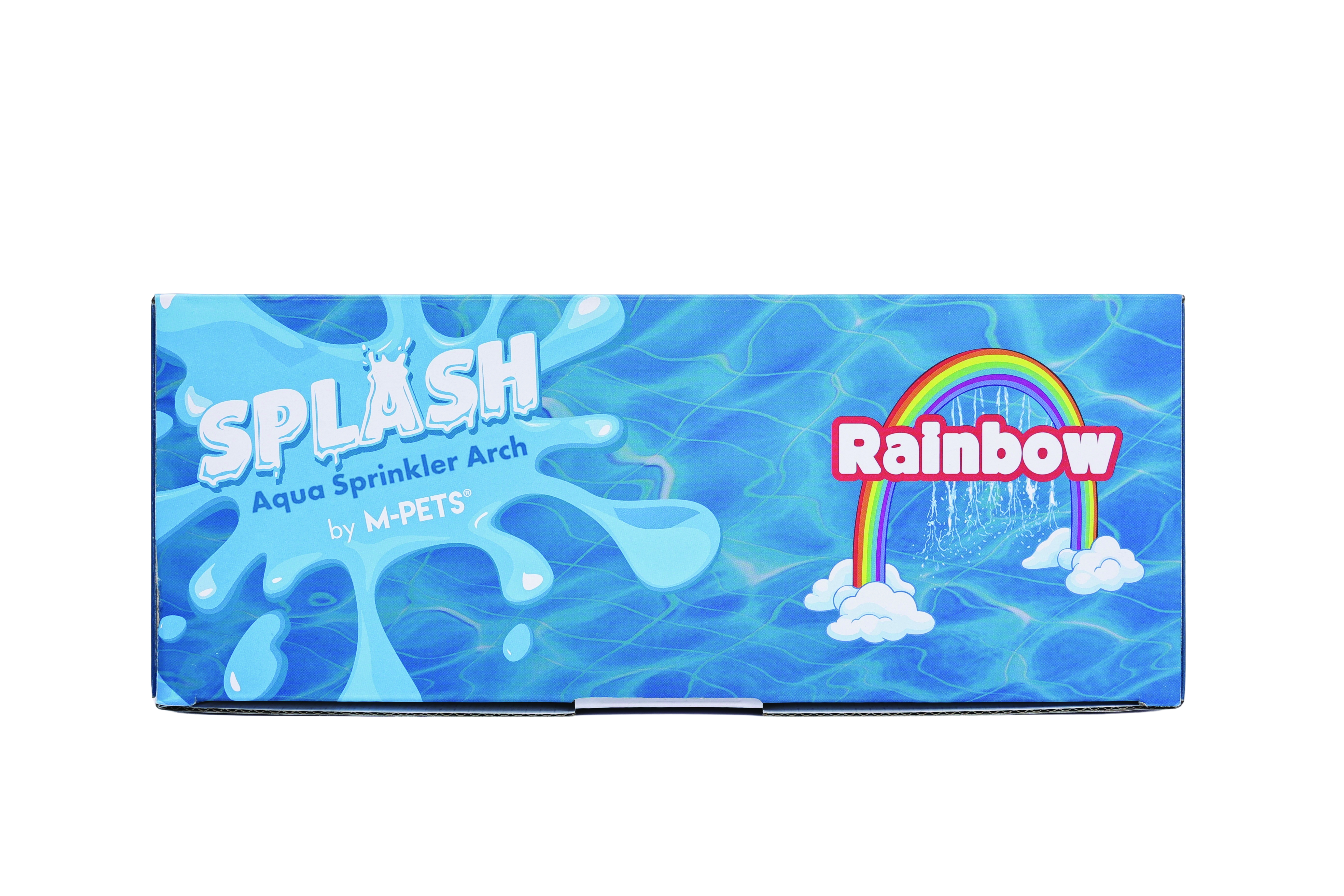 Mpets arco iris interactivo rociador de agua splash para perro, , large image number null