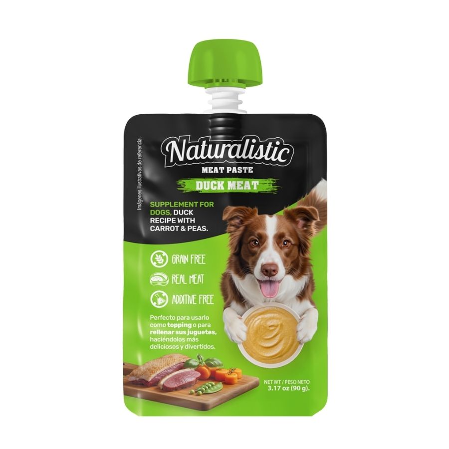 Naturalistic Snack cremoso de pato para perros 90GR a $1.946