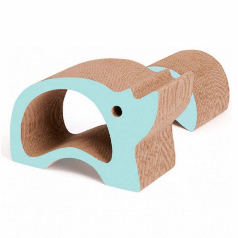Catit zoo rascador 2 en 1 tipo rinoceronte