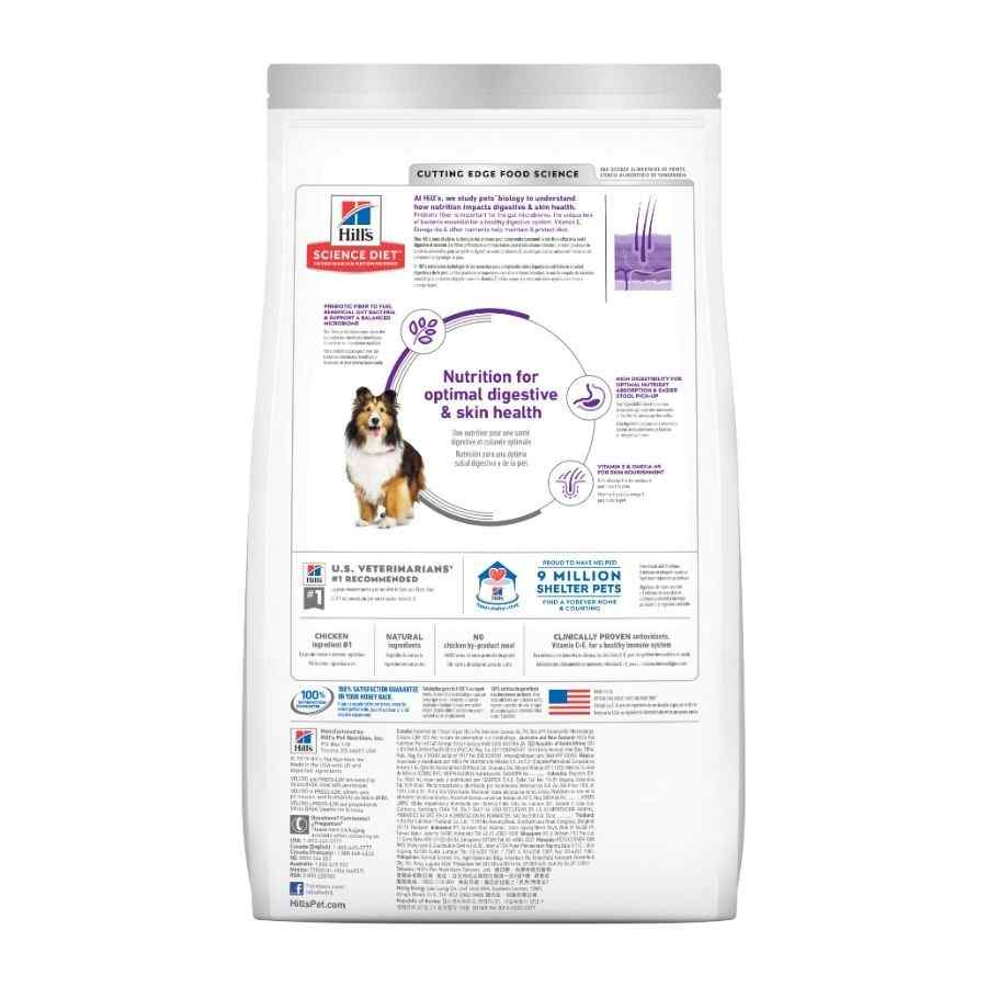 Hill's Science Diet alimento para perros adultos de piel y estómago sensibles 1.8 KG, , large image number null