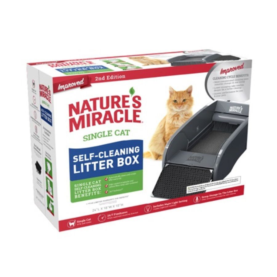 Arena para gatos Single-cat self-cleaning litter box. v2.0 unidad