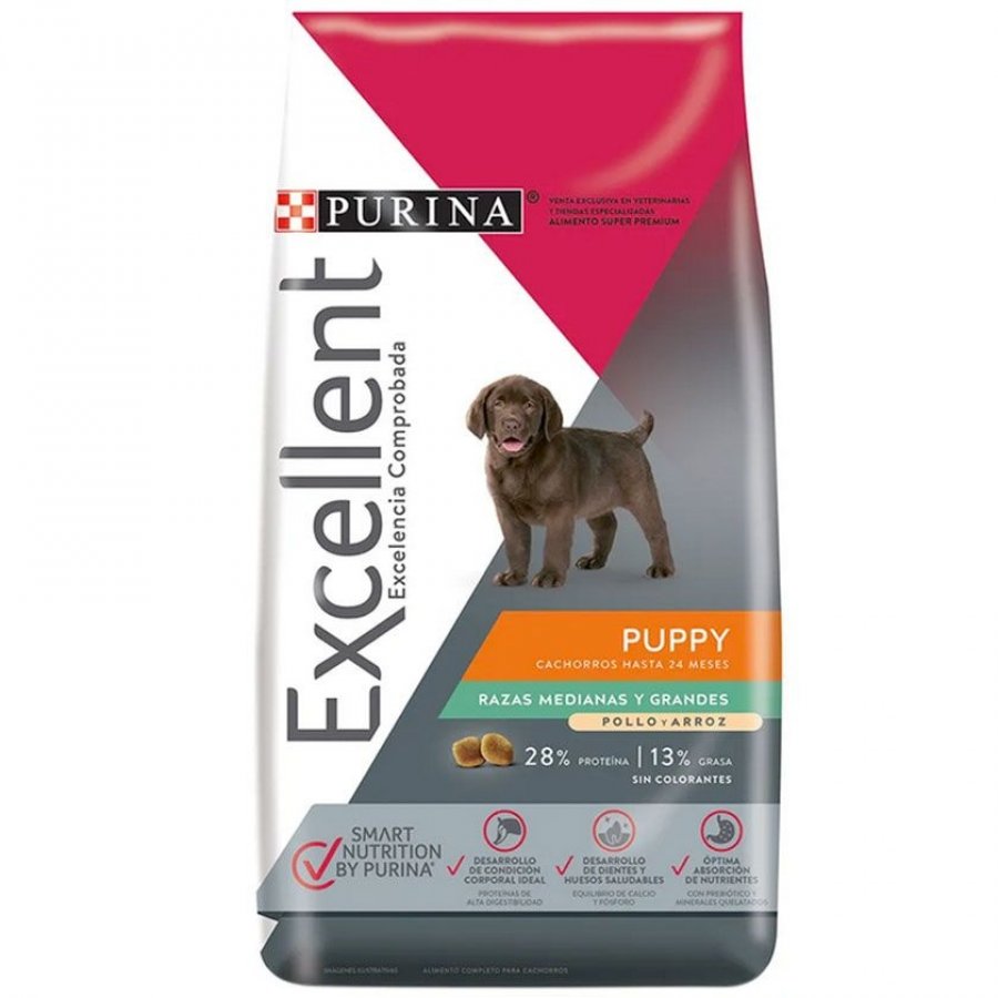 Excellent Puppy pollo & arroz alimento para perros