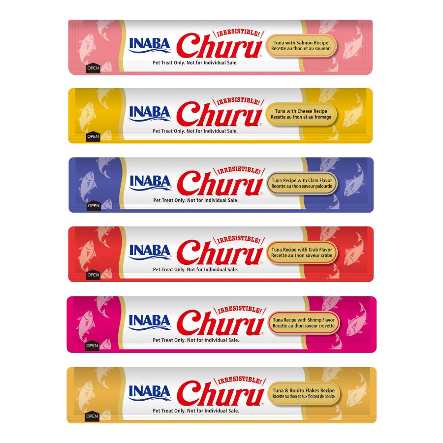 Churu para gatos variedad de sabores atún 60 tubos/840 GR, , large image number null
