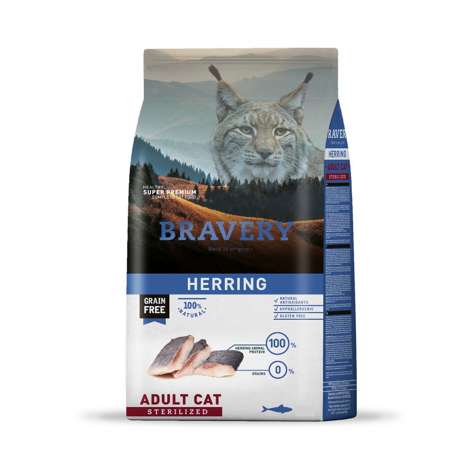 Bravery herring adult cat sterilized, , large image number null
