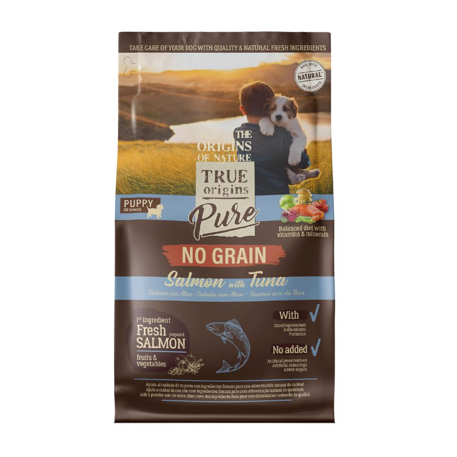 True Origins Pure Dog Puppy Salmon Grain Free alimento para perro, , large image number null