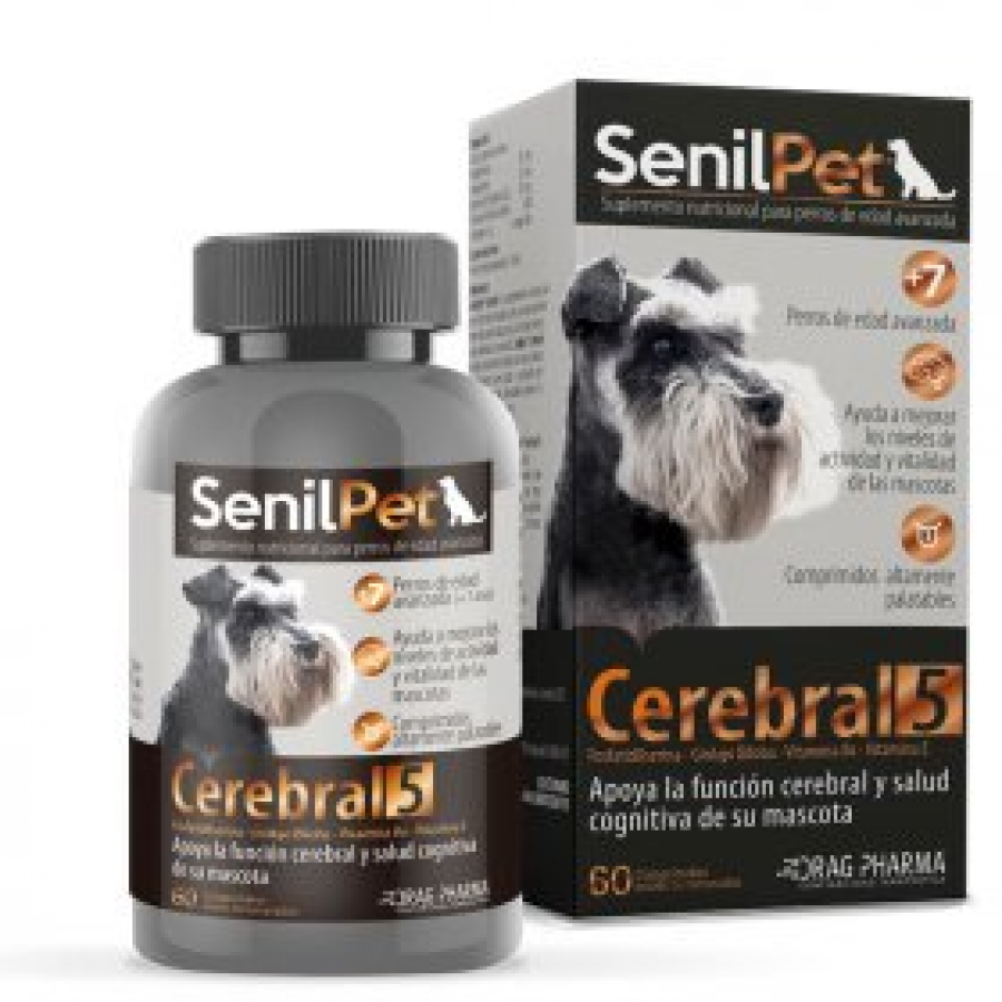 Senilpet cerebral 5 60 comprimidos, , large image number null