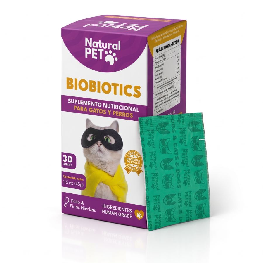 Biobiotics natural pet 30 sachets pre y probi&oacute;ticos para perros, , large image number null