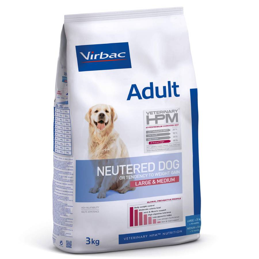 Virbac Alimento Adult Neutered Dog Large & Medium alimento para perro, , large image number null