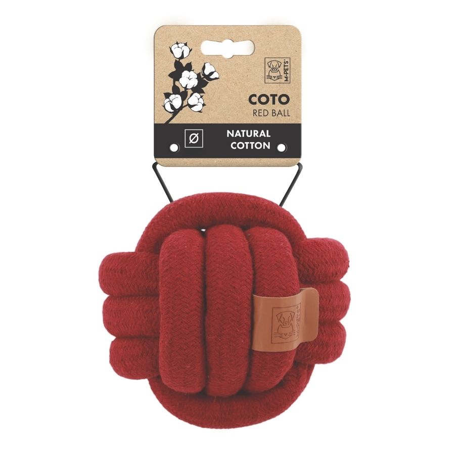 Juguete de bola roja coto