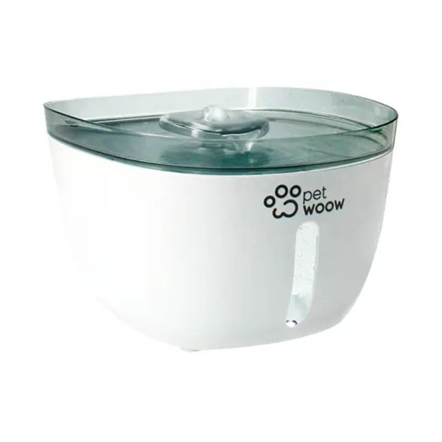 Pet woow dispensador de agua para mascotas - blanco con negro, , large image number null
