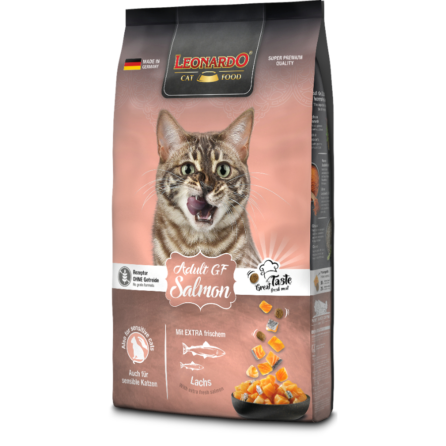 Leonardo Adult Salmon Gf alimento para gato, , large image number null