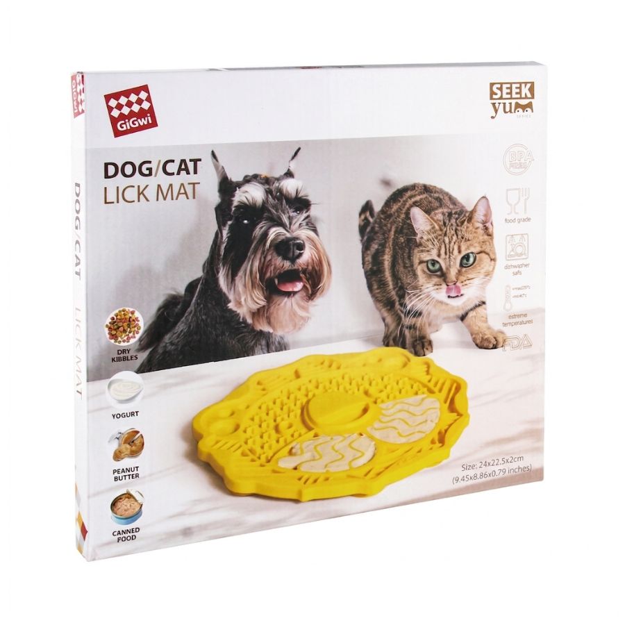 Gigwi plato interactivo de silicona antideslizante para mascotas, , large image number null