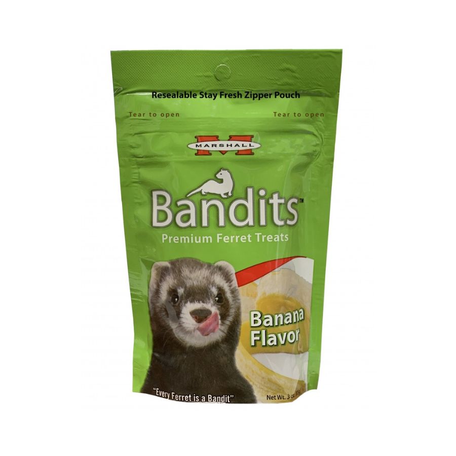 Marshall snack bandits para hurón sabor plátano 85 GR