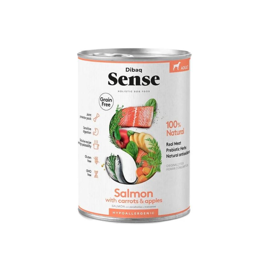 Dibaq Sense Lata Salmon alimento húmedo para perros 380 GR, , large image number null