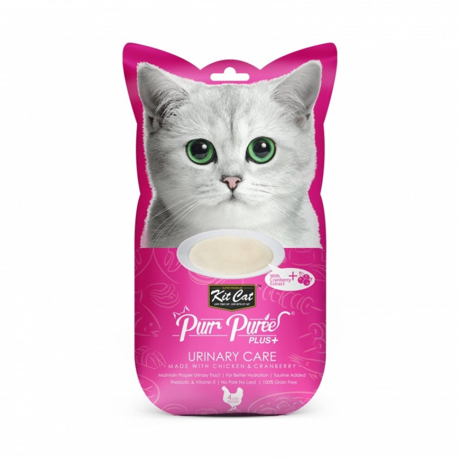 Kit-cat purr puree plus +urinary care (chicken) 60 GR, , large image number null