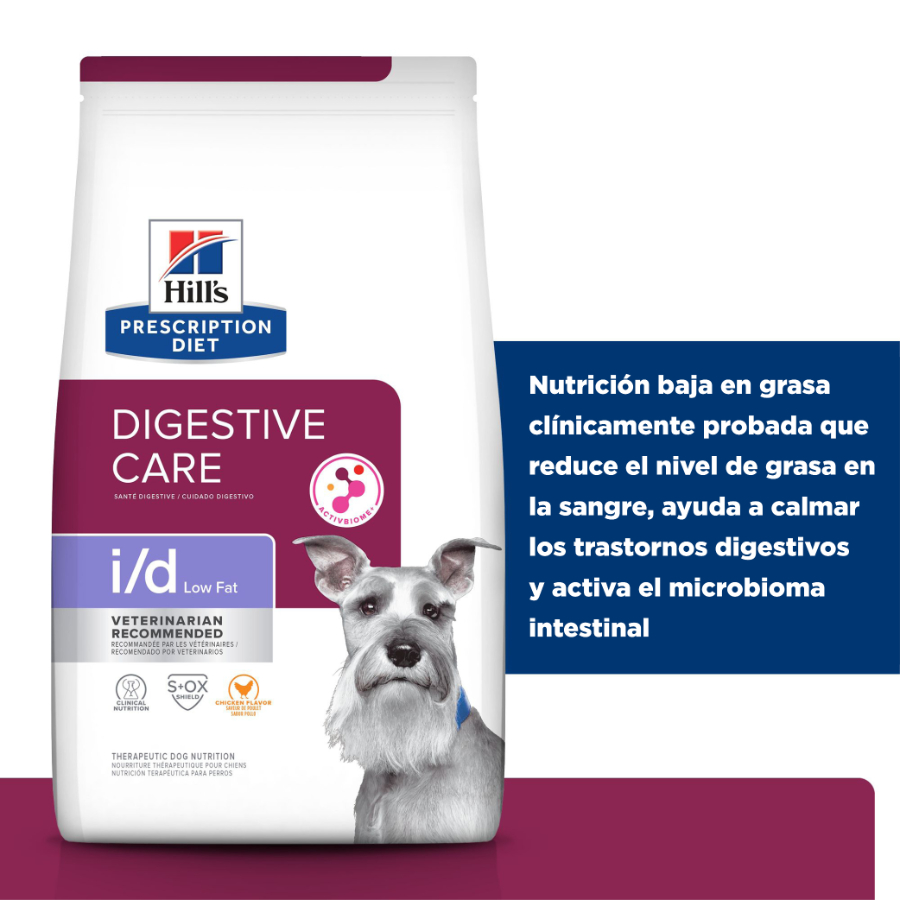 Hills canine i/d digestive care low fat original 3.85 KG, , large image number null