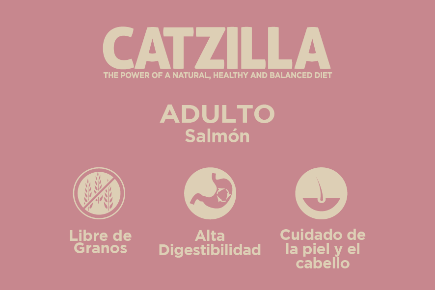 Catzilla adulto salm&oacute;n alimento seco para gatos, , large image number null