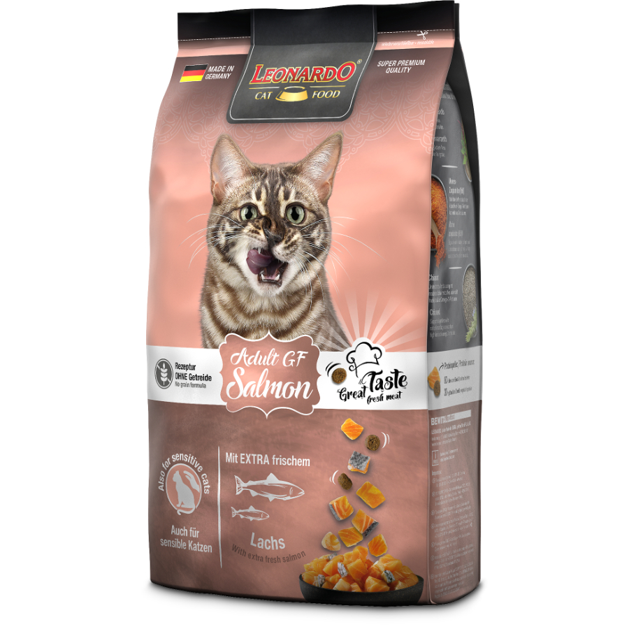Leonardo Adult Salmon Gf alimento para gato, , large image number null