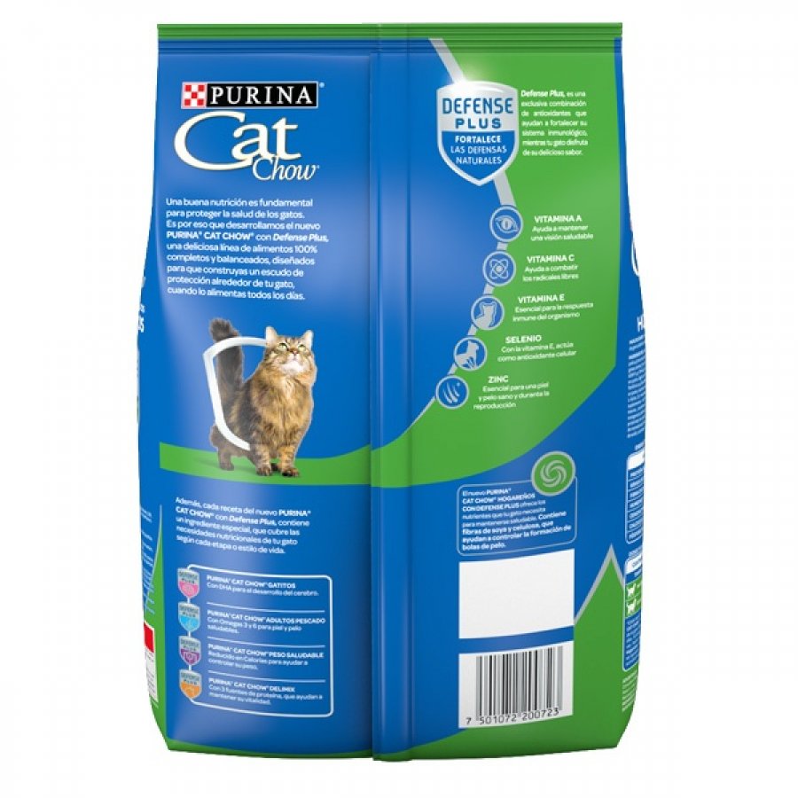 Cat Chow Hogareños sabor carne alimento para gatos 8 KG, , large image number null