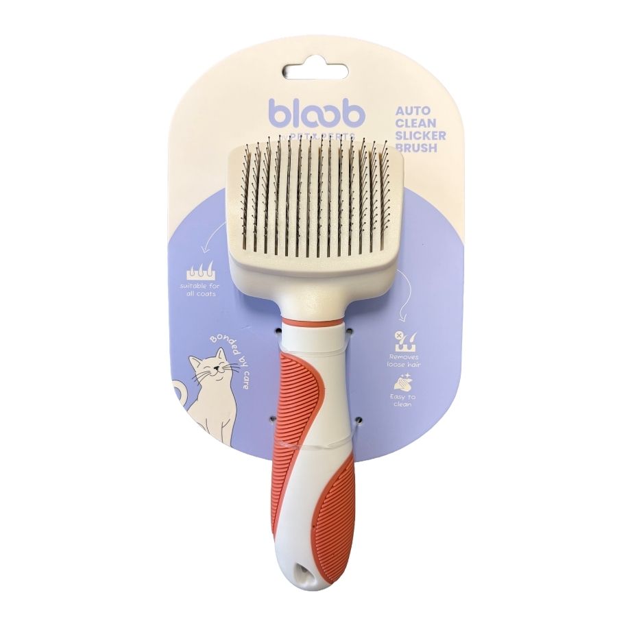 Bloob cepillo slicker autolimpiante para gatos, , large image number null