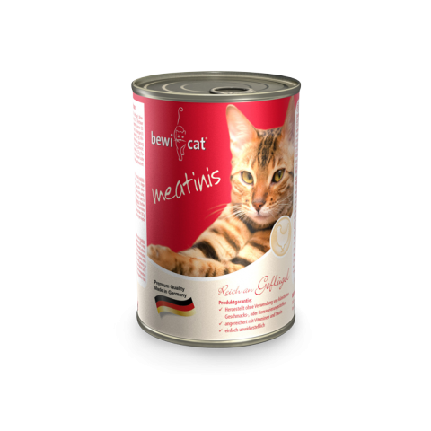 Bewicat latas meatinis rico en ave alimento húmedo para gatos, , large image number null