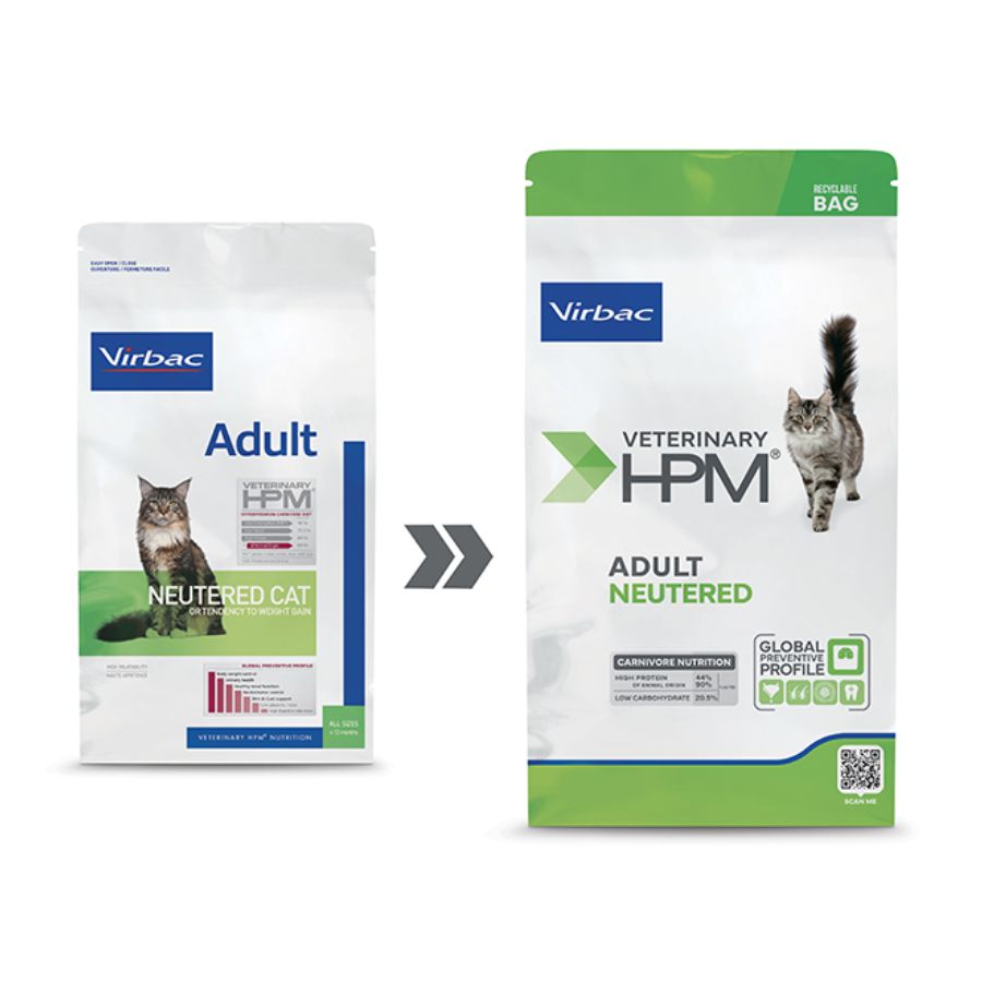 Virbac Alimento seco para gatos adultos esterilizados
