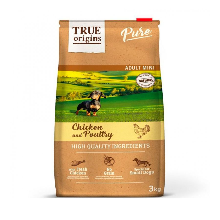 True Origins Pure Dog Mini Adult Chicken Grain Free alimento para perro, , large image number null