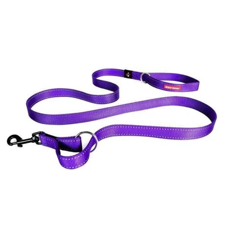 Correa multifunción para perros modelo vario 4 Morado